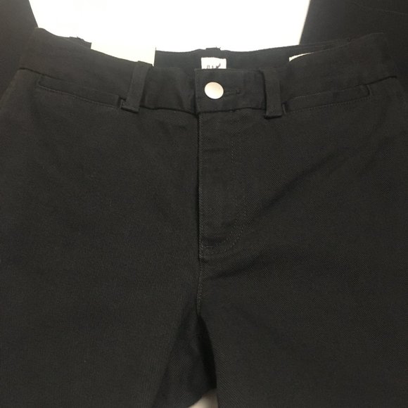 Gap Wide Leg High Rise Black Cropped Jeans Size 00 - Picture 3 of 6
